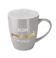 Okładka książki Kubek Pastelle Szary - BIEDNY PONIEDZIAŁEK - NIKT GO NIE LUBI  (Q 674)