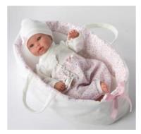 Opakowanie Lalka 63628 Recien noworodek 36 cm