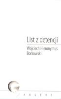 Okładka książki List z detencji