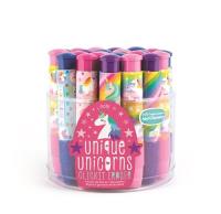 Mechaniczne Gumki do Ścierania Jednorożce. Wydawca: Kolorowe Baloniki. SmakLiter.pl Opakowanie Mechaniczne Gumki do Ścierania Jednorożce