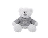 Opakowanie Miś Gaston biały w sweterku 20 cm