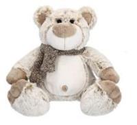 Opakowanie Miś Simone w szaliczku 17 cm