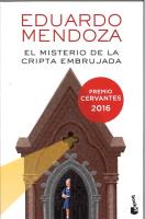 Misterio de la cripta embrujada (Sekret hiszpańskiej pensjonarki ). Autor: Mendoza Eduardo. SmakLiter.pl Okładka książki Misterio de la cripta embrujada (Sekret hiszpańskiej pensjonarki )