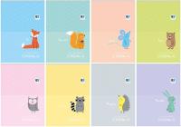 Notes A7/50# Black&Blue kids pastel. Wydawca: Noster. SmakLiter.pl Opakowanie Notes A7/50# Black&Blue kids pastel