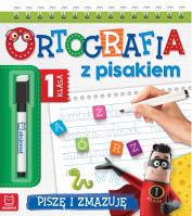 Okładka książki Ortografia z pisakiem. Klasa 1 Piszę i zmazuję