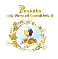 Okładka książki Pamiątka mojej Pierwszej Komunii Świętej  wersja 1