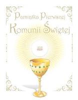 Okładka książki Pamiątka Pierwszej Komunii Świętej (złoty kielich)