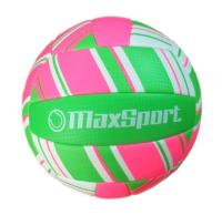 Opakowanie Piłka siatkowa Max Sport różowo-zielona