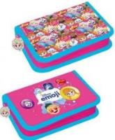 Piórnik Emoji Frozen z wyposażeniem 1 zamek 2 klapy  STK 66-25. Wydawca: Freeway. SmakLiter.pl Opakowanie Piórnik Emoji Frozen z wyposażeniem 1 zamek 2 klapy  STK 66-25