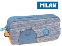 Opakowanie Piórnik MILAN 3-komorowy MIMO pomarańcz