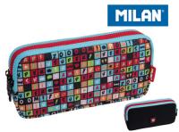 Opakowanie Piórnik MILAN 3-komorowy SUPER HEROES WORDS LETTERS