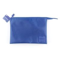 Opakowanie Piórnik saszetka na suwak, Niebieska, 3 kieszenie