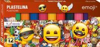 Opakowanie Plastelina 12 kolorów Emoji