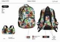 Okładka książki Plecak 4-komorowy Spine-Friendly Comics