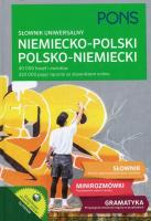 PONS Słownik uniwersalny niemiecko-polski polsko-niemiecki. Autor: Czerska Urszula, Heisse Ulrich, Komorowska Magdalena. SmakLiter.pl Okładka książki PONS Słownik uniwersalny niemiecko-polski polsko-niemiecki