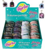 Opakowanie Portfelik brokatowy - brelok