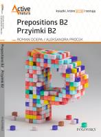 Prepositions B2 Przyimki B2. Autor: Ociepa Roman, Procek Aleksandra. SmakLiter.pl Okładka książki Prepositions B2 Przyimki B2