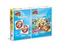Opakowanie Puzzle 60 + Memo Mickey i raźni rajdowcy
