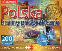 Okładka książki Puzzle: Polska-krainy geograficzne+atlas