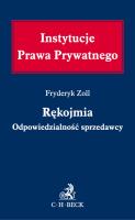 Rękojmia. Autor: Zoll Fryderyk. SmakLiter.pl Okładka książki Rękojmia