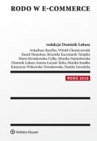RODO w e-commerce. Autor: Opracowanie zbiorowe. SmakLiter.pl Okładka książki RODO w e-commerce