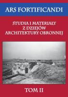 Okładka książki Studia i materiały z dziejów architektury obronnej