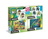 Okładka książki Superkit Ben 10 Puzzle 2x30 +Memo +Domino