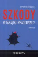 Okładka książki Szkody w majątku pracodawcy w.II