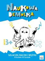 Szlaczki, raczki i wężyki. Rysujemy po śladzie  3+. Autor: Marczewska Magdalena. SmakLiter.pl Okładka książki Szlaczki, raczki i wężyki. Rysujemy po śladzie  3+