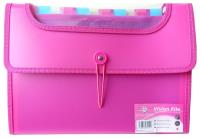 Teczka A4 Concord Vison File 12 przekładek różowa. Wydawca: Pukka Pads. SmakLiter.pl Opakowanie Teczka A4 Concord Vison File 12 przekładek różowa