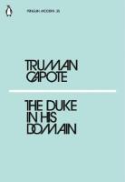 The Duke in His Domain. Autor: Capote Truman. SmakLiter.pl Okładka książki The Duke in His Domain