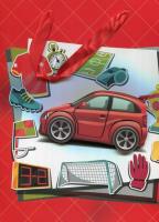 Opakowanie Torebka ozdobna średnia 3D sportowa 12 sztuk mix wzorów