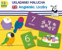 Układanki malucha Angielski Liczby. Autor: Brzozowska Ewa. SmakLiter.pl Okładka książki Układanki malucha Angielski Liczby