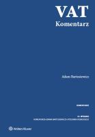 VAT Komentarz. Autor: Bartosiewicz Adam. SmakLiter.pl Okładka książki VAT Komentarz