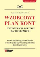 Okładka książki Wzorcowy plan kont w kontekście polityki rachunkowości