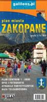 Zakopane 1:11 500 plan miasta. Autor: Opracowanie zbiorowe. SmakLiter.pl Okładka książki Zakopane 1:11 500 plan miasta
