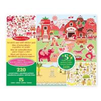 Opakowanie Zdrapywanka Naklejki Kraina Owoców