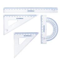 Opakowanie Zestaw geometryczny mały transparentny 20 sztuk