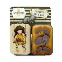 Opakowanie Zestaw gumek w puszce - Ruby (Yellow)