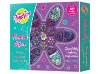 Okładka książki Zestaw koralików fioletowy kwiat