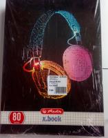 Opakowanie Zeszyt A4/80k kratka Black&White (5szt)