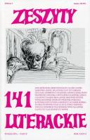 Zeszyty literackie 141/1/2018. Wydawca: Fundacja Zeszytów Literackich. SmakLiter.pl Opakowanie Zeszyty literackie 141/1/2018