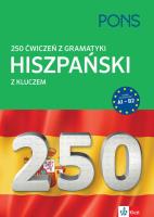 Okładka książki 250 ćwiczeń Gramatyka Hiszpański