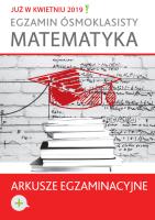 Okładka książki Arkusze pokazowe + wskazówki dla zdających. Matematyka