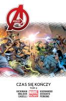 Avengers Czas się kończy T.2. Autor: Jonathan Hickman, Caselli Stefano, Mike Deodato, Kudrański Szymon, Perkins Mike, Walker Kev. SmakLiter.pl Okładka książki Avengers Czas się kończy T.2
