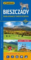 Opakowanie Bieszczady mapa atrakcji turystycznych