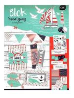 Opakowanie Blok kreatywny A4 z naklejkami Marine