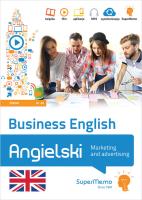 Business English - Marketing and advertising poziom średni B1-B2. Autor: Warżała-Wojtasiak Magdalena, Wojtasiak Wojciech. SmakLiter.pl Okładka książki Business English - Marketing and advertising poziom średni B1-B2
