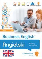 Business English - Starting a company poziom średni B1-B2. Autor: Warżała-Wojtasiak Magdalena, Wojtasiak Wojciech. SmakLiter.pl Okładka książki Business English - Starting a company poziom średni B1-B2