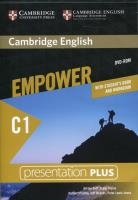 Cambridge English Empower Advanced Presentation Plus with Student's Book and Workbook. Autor: Doff Adrian, Thaine Craig, Puchta Herbert, Stranks Jeff, Lewis-Jones Peter. SmakLiter.pl Okładka książki Cambridge English Empower Advanced Presentation Plus with Student's Book and Workbook
